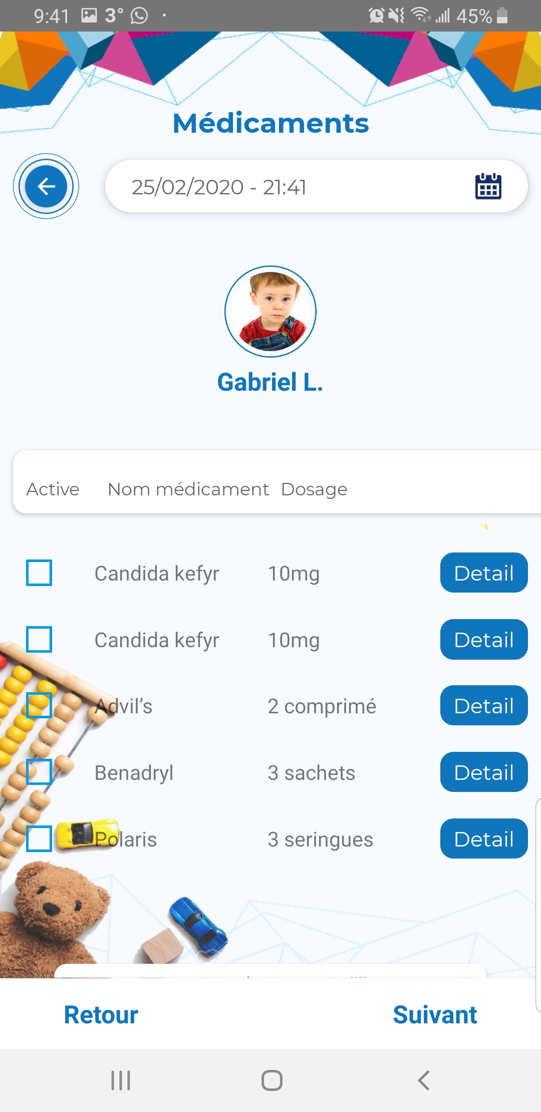 Administration de médicaments